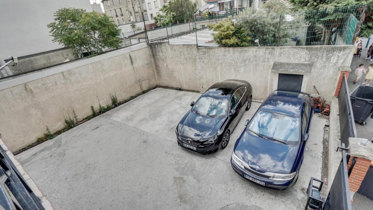 Chic Apart With Parking Near Paris Lägenhet Aubervilliers Exteriör bild